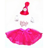 AM17000- Fuchsia Birthday Girl Dress Up Gift Set